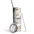 thumbnail image 1 of Marble Skinny Tumbler 20oz - Double Wall Vacuum Coffee- Birthday Gifts for Mom Sister Friends Women, 1 of 5