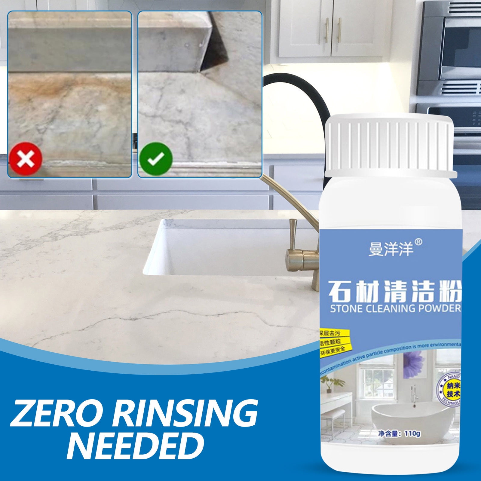 Marble Stain Remove, Granite Remover, Quartz Countertop Cleaner, Stone