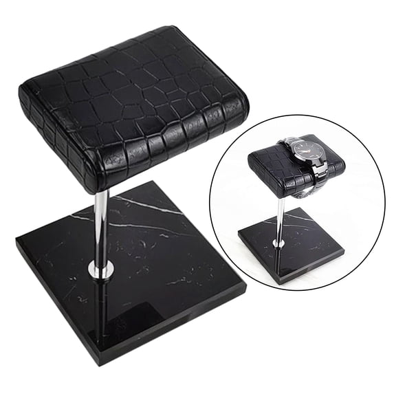 Marble Stand Bracelet Chain Bangle Watch Jewelry Rack Holder Oragnizer Black and