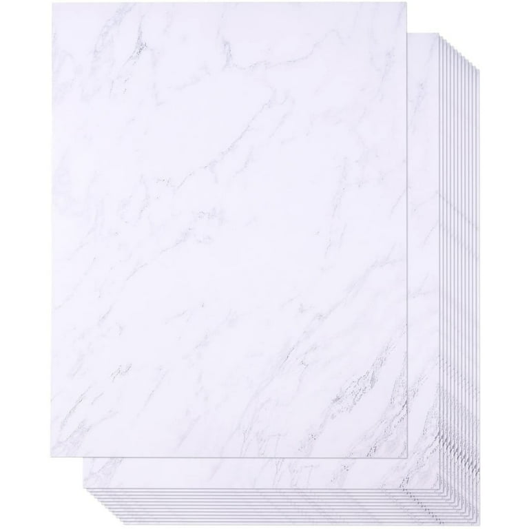 Marble Stationery Paper, Letter Size (8.5 x 11 in, 96 Sheets
