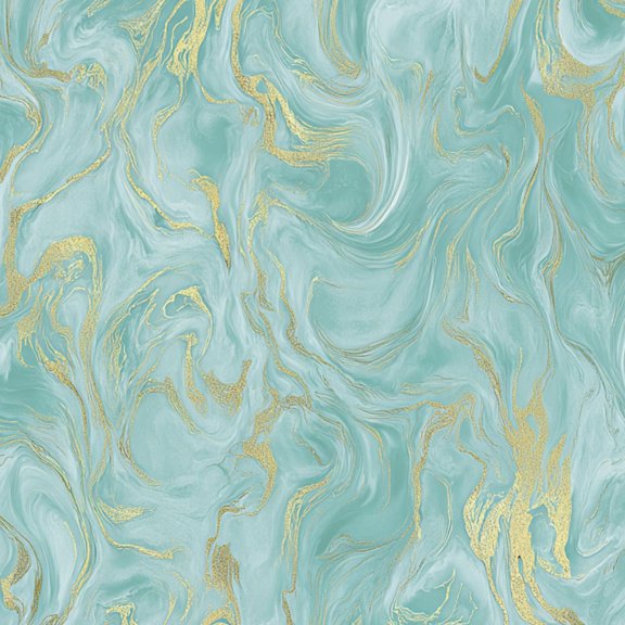 Marble StonePeel and Stick Wallpaper 23.6in x 9.8ft Turquoise Gold Abstract Marble Swirl Design Contact Paper Vinyl Waterproof Self Adhesive Wall Paper for Bedroom Shelf Cabinet Renter Friendly