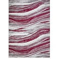 thumbnail image 1 of Marble Stripes Red 5 ft. x 7 ft. Area Rug, 1 of 4