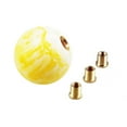 thumbnail image 1 of Marble Style Gear Car Shifter Handle Round Ball, Shift Knob 5 6 Speed with Metal Adapters Universal, 1 of 5