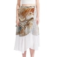 thumbnail image 1 of Marble Stylish Chiffon Beach Skirts Summer Dress for Women, for the Beach, 1 of 6