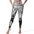 thumbnail image 1 of Marble Texture High Waisted Leggings for Women No See Through Tummy Control Buttery Soft Yoga Pants for Workout Athletic Running, 1 of 6