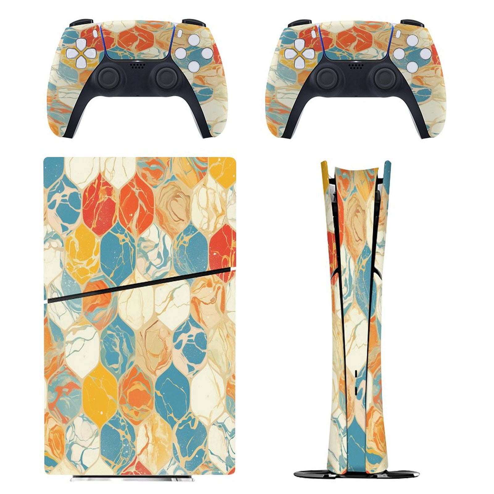 Marble Texture PS5/PS5 Pro/PS5 Slim Digital Disc Skin Sticker For ...
