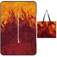 thumbnail image 1 of Marble Texture Picnic Blanket Waterproof Outdoor Beach Blanket Hand-held Pad Suitable for Travel, Camping, Beach, Family Gatherings, 1 of 8