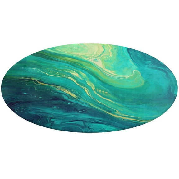 Marble Texture Round Carpet Living Room Carpet Modern And Stylish Living Room And Bedroom Decorative Carpet Rocking Chair Mat