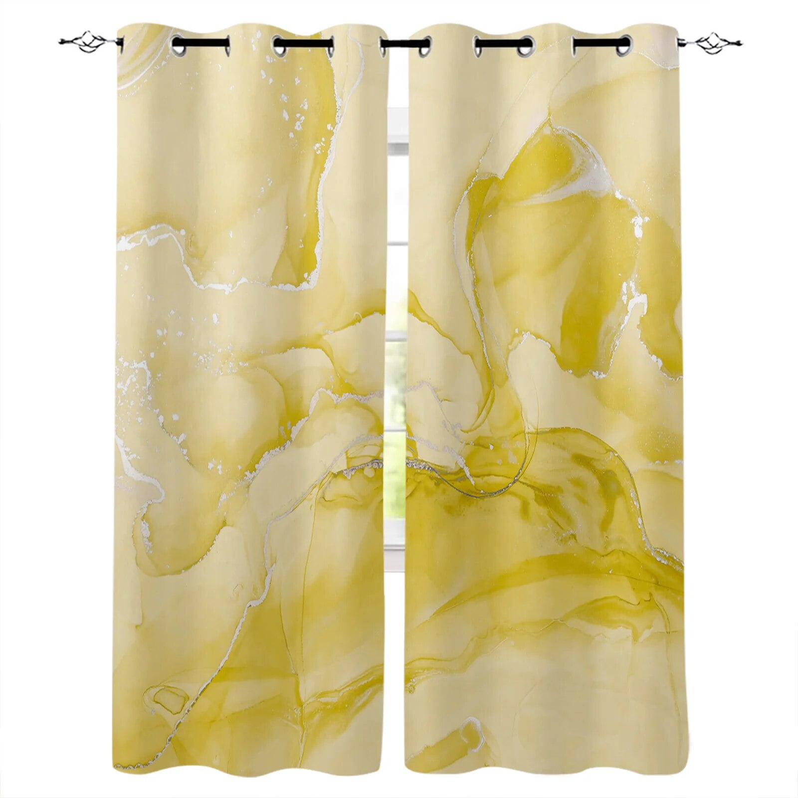Marble Texture Watercolor Pink Gray Modern Hall Curtains For Living marble-texture-watercolor-pink-gray-modern-hall-curtains-for-living