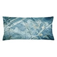 thumbnail image 1 of Marble Throw Pillow Cushion Cover, Exquisite Granite Stone Architecture Floor Nature Faded Rock Picture, Decorative Rectangle Accent Pillow Case, 36" X 16", Light Blue, by Ambesonne, 1 of 1
