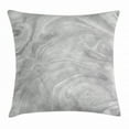 thumbnail image 1 of Marble Throw Pillow Cushion Cover, Traditional Monochromatic Japanese Style Paperlike Pattern Natural Retro Approach Print, Decorative Square Accent Pillow Case, 16 X 16 Inches, White, by Ambesonne, 1 of 2