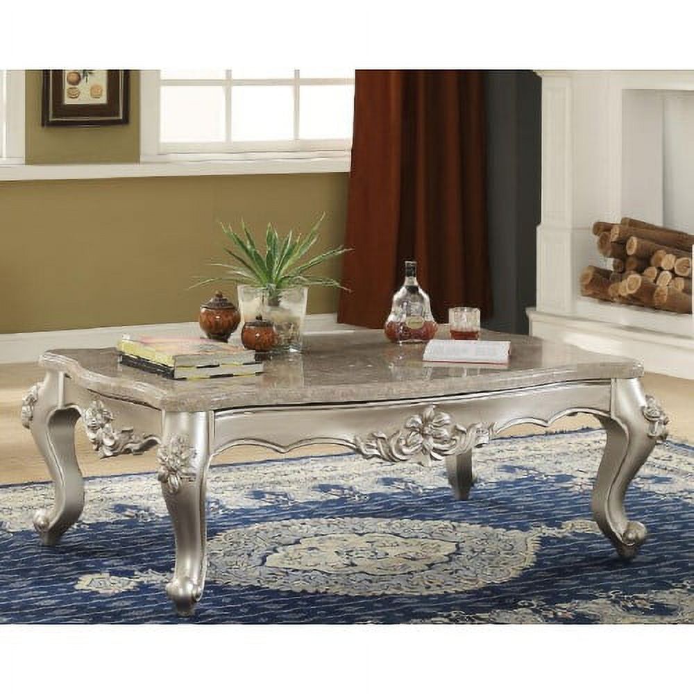 Marble Top Coffee Table for Living Room, Cocktail Table,Luxurious End ...