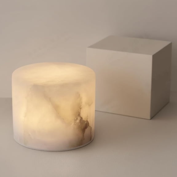 Marble Touch Light Onyx Marble Luxury Table Lamp Type-C Rechargeable Tap Bedside Night Lights Dimmable Eye-Caring Portable LED Ambient Lamp for Desk Nightstand Bedroom Tub Office Patio