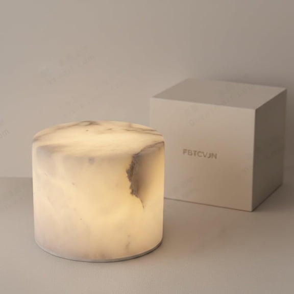 Marble Touch Light Onyx Marble Luxury Table Lamp Type-C Rechargeable Tap Bedside Night Lights Dimmable Eye-Caring Portable LED Ambient Lamp for Desk Nightstand Bedroom Tub Office Patio