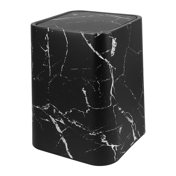 Marble Trash Can Kitchen Plastic Office Trash Can Farmhouse Trash Bin Bathroom Trash Can Outdoor Waste Container Garbage Can Container