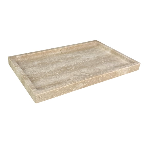 Marble Tray-beige Travertine Serving Tray Multi-Purpose Use
