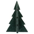 Organic Console Tree Design Holiday Time Marble Tree Christmas Decoration, Green, Marble, 8.5 ...