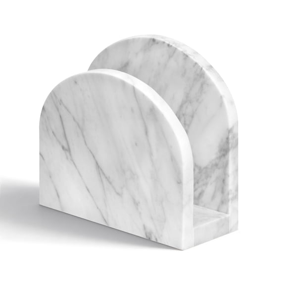 Marble Upright Napkin Holder For Kitchen Dining Room Party Cafe Bar