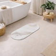 thumbnail image 1 of Evideco French Home Goods Marble Vein Runner Bath Mat 40x18 – Ultra Absorbent Quick Dry Rug with Anti-Slip Rubber Backing, 1 of 8