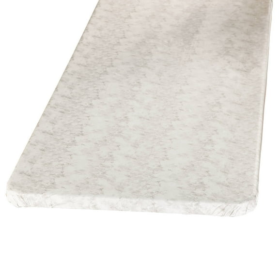 Marble Vinyl Elasticized Banquet Table Cover