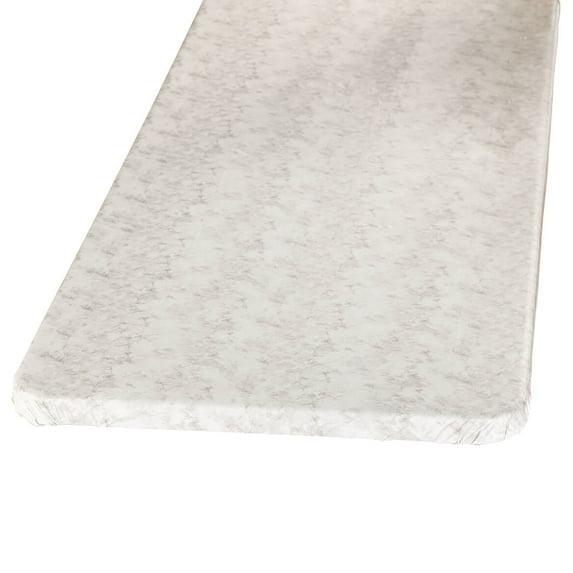 Marble Vinyl Elasticized Banquet Table Cover