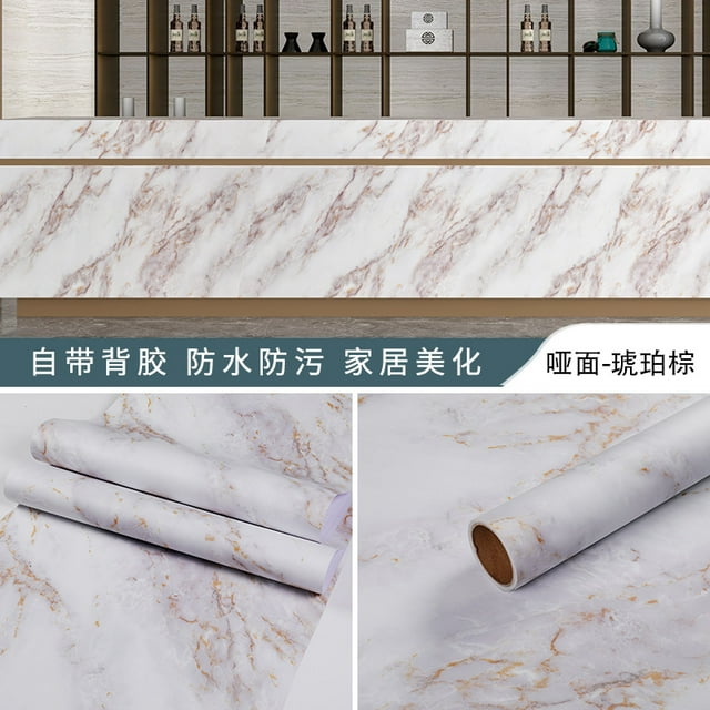 Marble Wallpaper Bathroom Wallpaper Kitchen Wallpaper Adhesive Marble