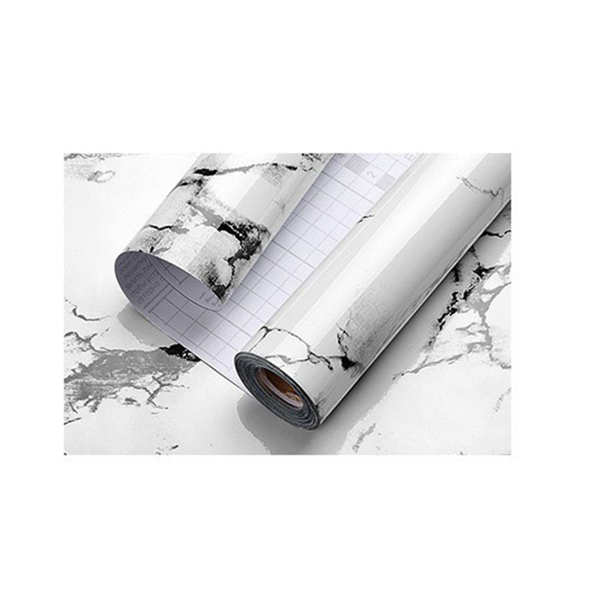 Marble Wallpaper Oil Proof Wall Stickers Kitchen Backsplash Protector