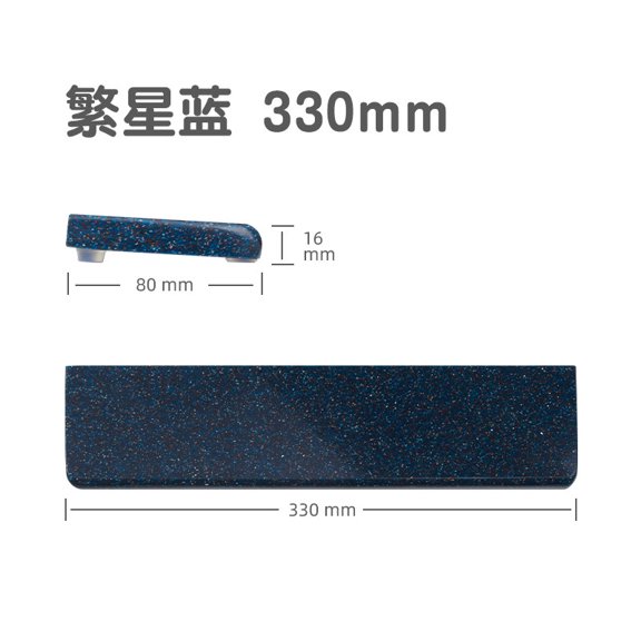 Marble Wrist Rest for Mechanical Keyboard - Ergonomic Palm Support
