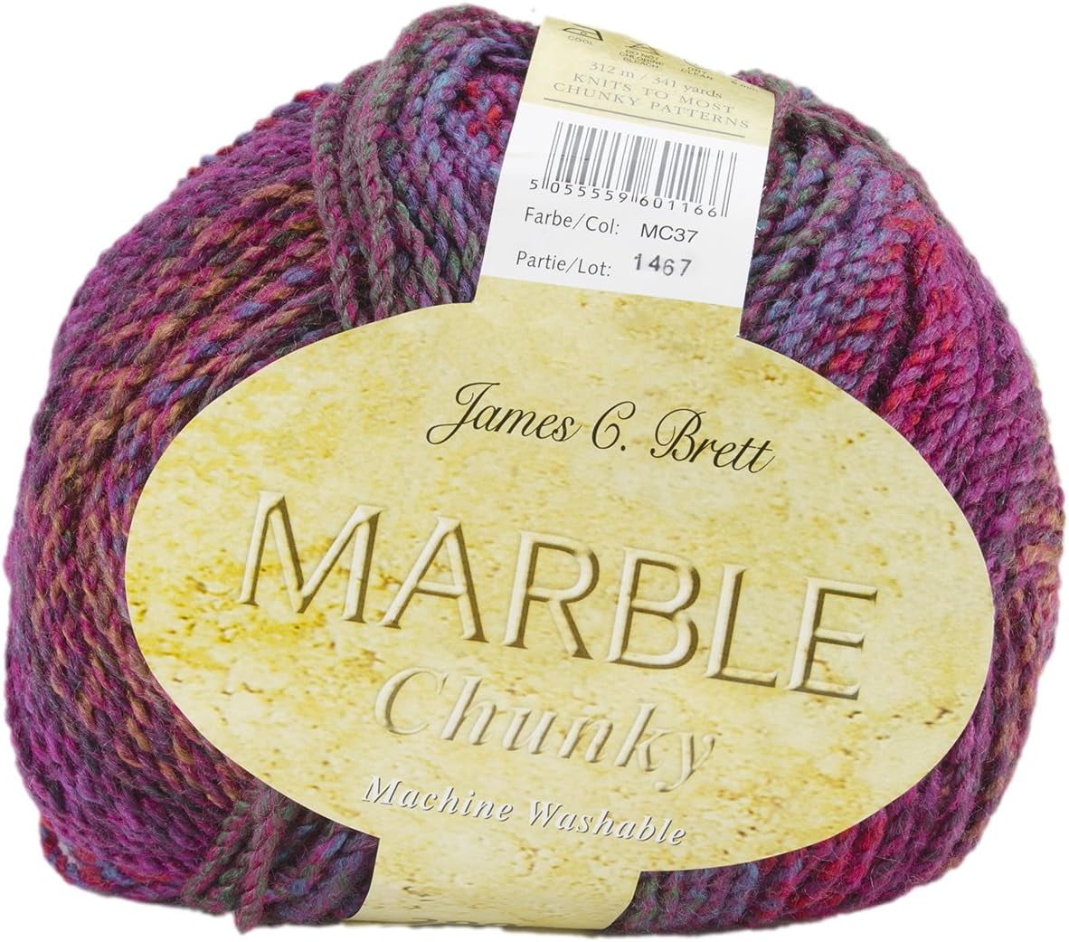Marble Yarn by (MC37 Berry)