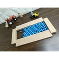 thumbnail image 1 of Marble run Plastic Balls unbreakable, 16 mm Marble run Balls, Shooter swirl, marble run kids playing balls christmas gift Blue Balls play pack of 100 balls, 1 of 4