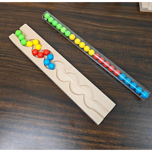 Marble run track Tik Tik wood quality track toy for kids, wooden gift for kids toy, montessory toy birthday gift christmas gift pack 5