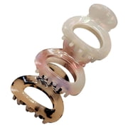 Marbled Mini Claw Hair Clip - 3pc