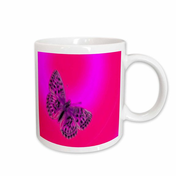 3drose, Marbled Print Fritillary D, 15oz Mug