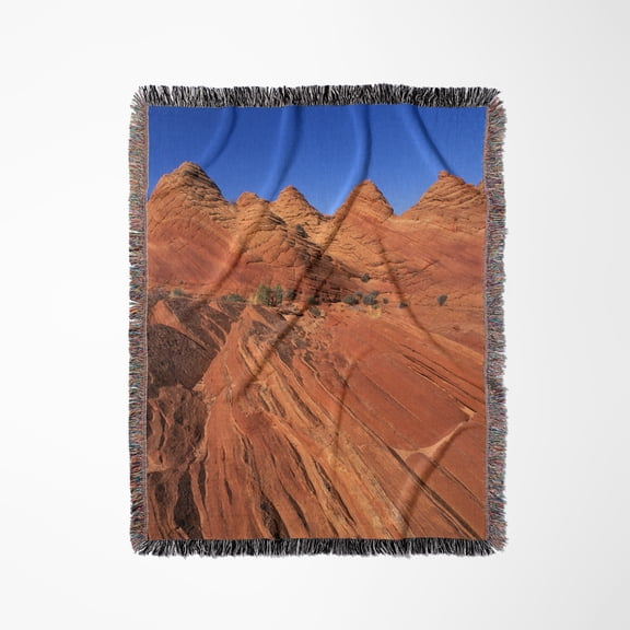 Marbled Sandstone, Paria Canyon-Vermilion Cliffs Wilderness, Arizona, Woven Blanket