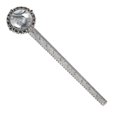 thumbnail image 1 of Marbled Silver Lace-Edged Bookmark: Vintage Gift for Book Readers and Lovers - Elegant Book Marker and Accessory, 1 of 5