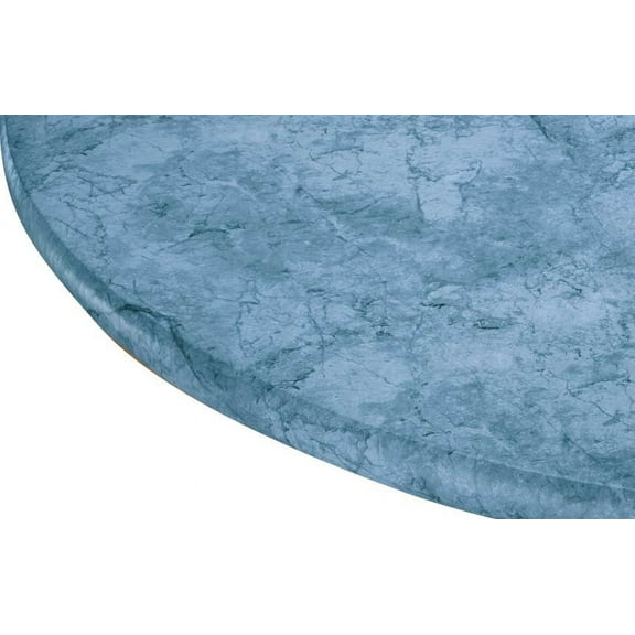 Marbled Vinyl Elasticized Table Cover 45" - 56" dia. Round