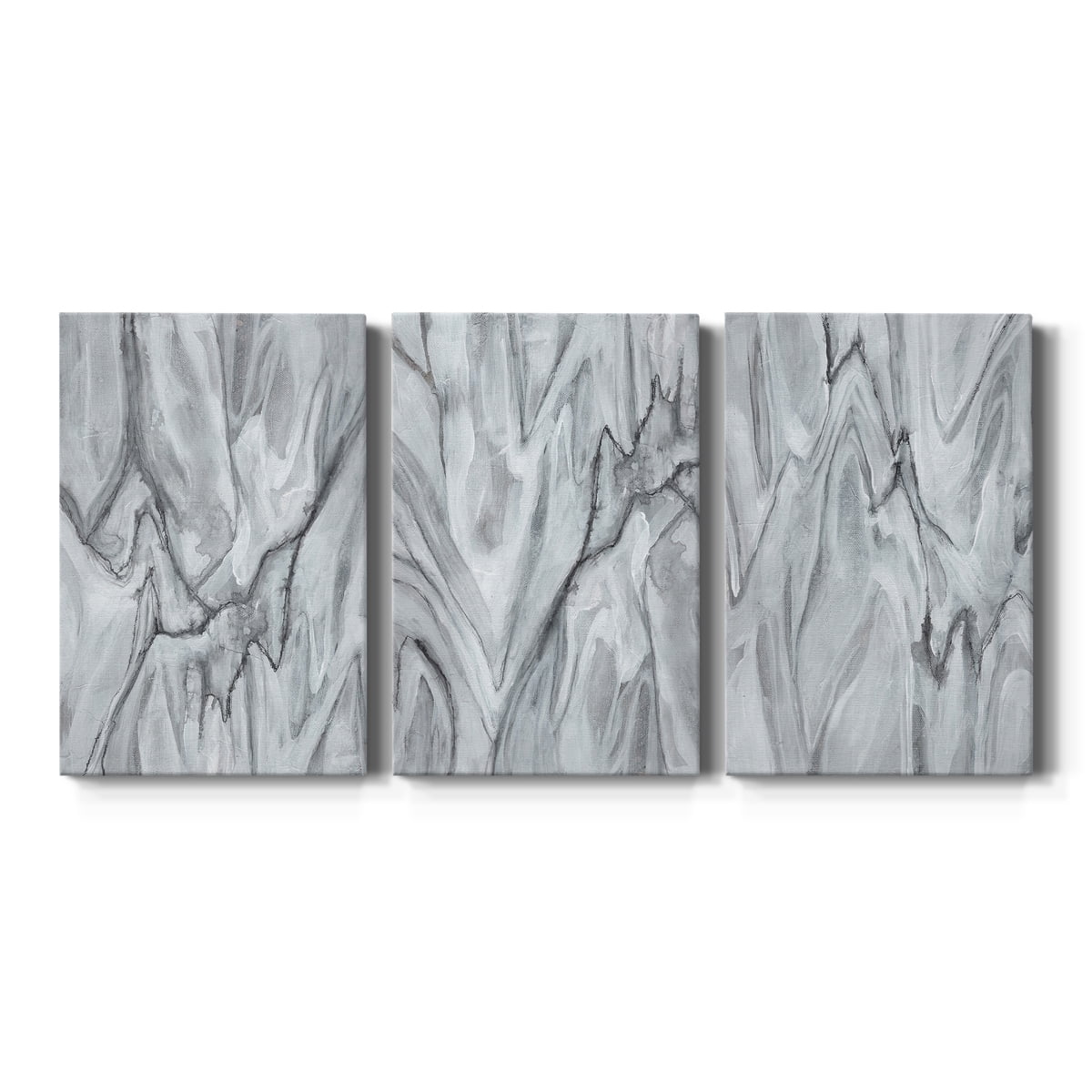 Marbled White I Premium Gallery Wrapped Canvas - Ready to Hang - 32 x 48 Each