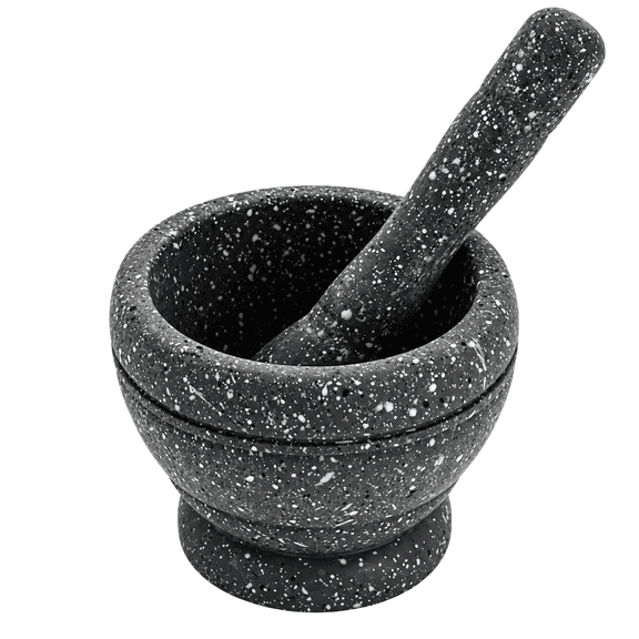 Dependable Industries Plastic Mortar and Pestle Set Herb and Spice Grinder