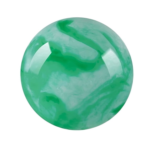 Marbleized Inflatable Playground Ball – 9-Inch Bouncy Ball for Indoor Outdoor Games, Dodgeball, Kickball, Pool, and Backyard Fun (Green)