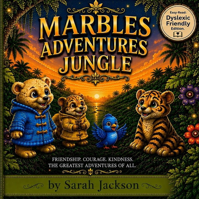 Marbles Adventures: Jungle Dyslexic Friendly Edition, (Paperback)