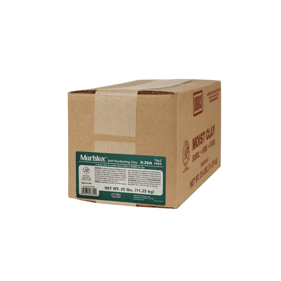 Marblex Self-Hardening Clay, Gray, 25 lbs.
