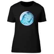 Marbling Blue Moon Surface Tee Mens -Image by Shutterstock