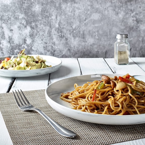 Marbling Ceramic Dinner Plates, 10 Inches, Set of 4