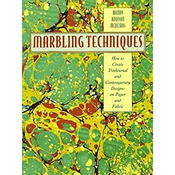 Pre-Owned Marbling Techniques: How to Create Traditional and Contemporary Designs on Paper and Fabric (Paperback) 0823030059 9780823030057