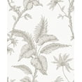 thumbnail image 1 of Marburg Cival White Fern Trail Wallpaper, 20.9-in by 33-ft, 57.48 sq. ft., 1 of 2