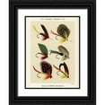 thumbnail image 1 of Marbury, Mary Orvis 15x18 Black Ornate Wood Framed with Double Matting Museum Art Print Titled - Bass Fishing Flies II from Favorite Flies and Their Histories, 1 of 4