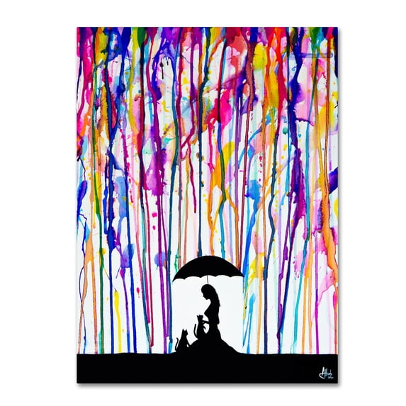 Marc Allante 'Cat's Cradle' Canvas Art