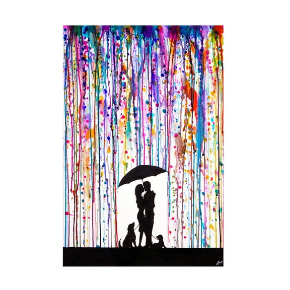 Marc Allante 'Entwined' Canvas Art