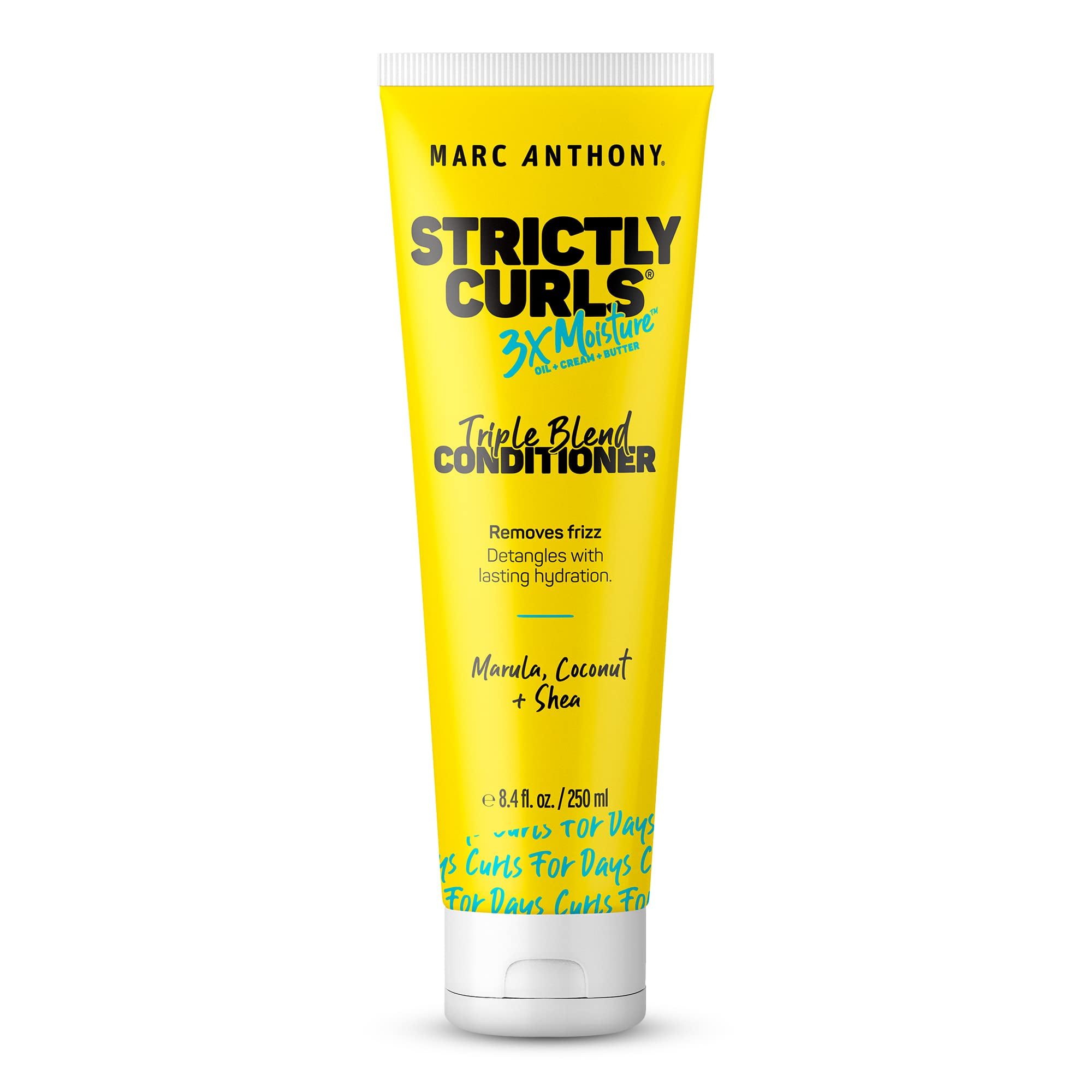 Marc Anthony Curly Hair Conditioner, Strictly Curls 3x Moisture For Curl Defining & Enhancing
