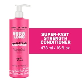 Marc Anthony GROW LONG Super Fast Strength Conditioner with Caffeine & Ginseng, 16 fl oz (Pump)